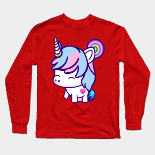 A CUTE KAWAI Unicorn Long Sleeve T-Shirt